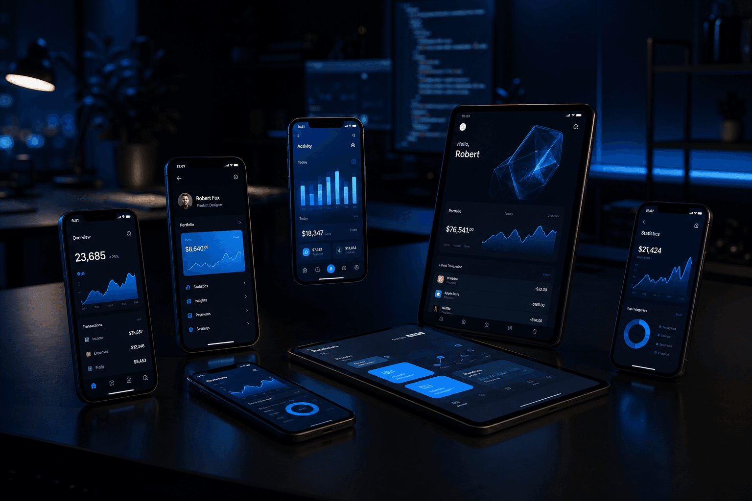 Mobile App Development Hero Background