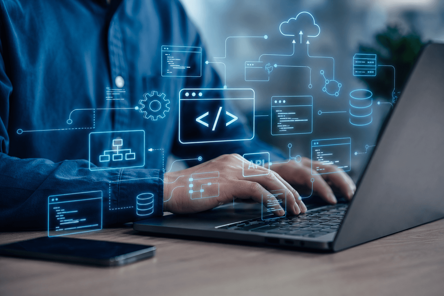 Software Development Hero Background